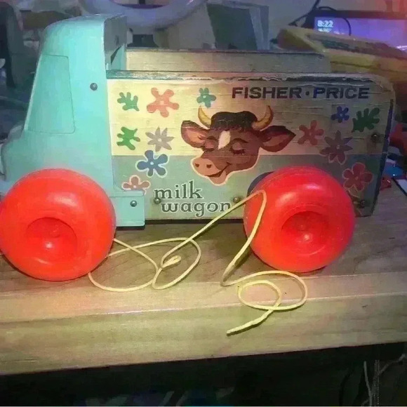 Fisher Price Milk Wagon. Vintage - Picture 2 of 6